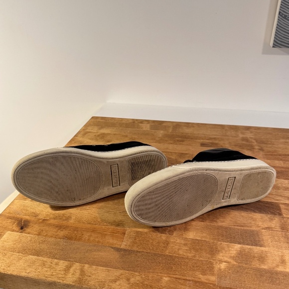 Lanvin Mid-top Toe Cap Sneakers - Picture 9 of 10